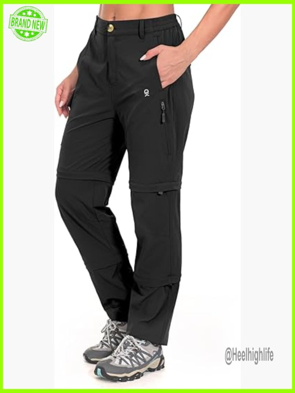 Stretch Convertible Hiking Pants, Zip-Off Quick Dry Cargo Pants
